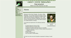 Desktop Screenshot of greenstonetherapies.com